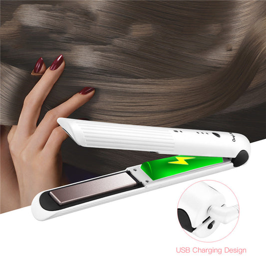 Portable Mini Hair Straightener - Roll and Straight Dual Use Perfection Anywhere!